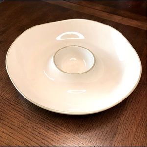 Crackle Glazed Serving Dish